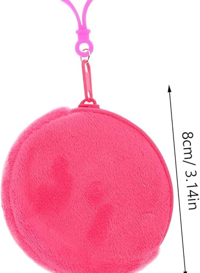 حقيبة تخزين سماعات الأطفال محفظة بسحاب 8X8X1 سم حقيبة صغيرة لمحفظة سماعات الأذن - Image 5